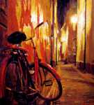 Night bike by Alexey Slusar
