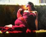 Girl in Red by Alexey Slusar
